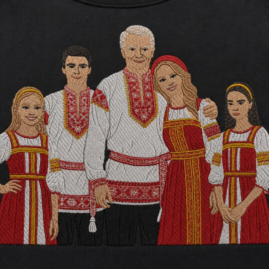 Вышивка по фото людей